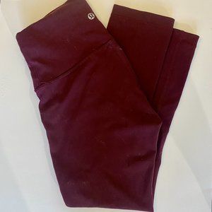 Wunder Train High-Rise Crop 21" - Cassis